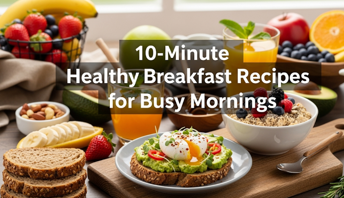 10-Minute Healthy Breakfast Recipes for Busy Mornings