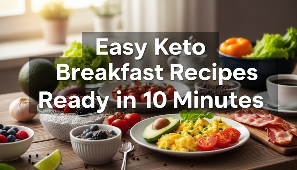 Easy Keto Breakfast Recipes Ready in 10 Minutes