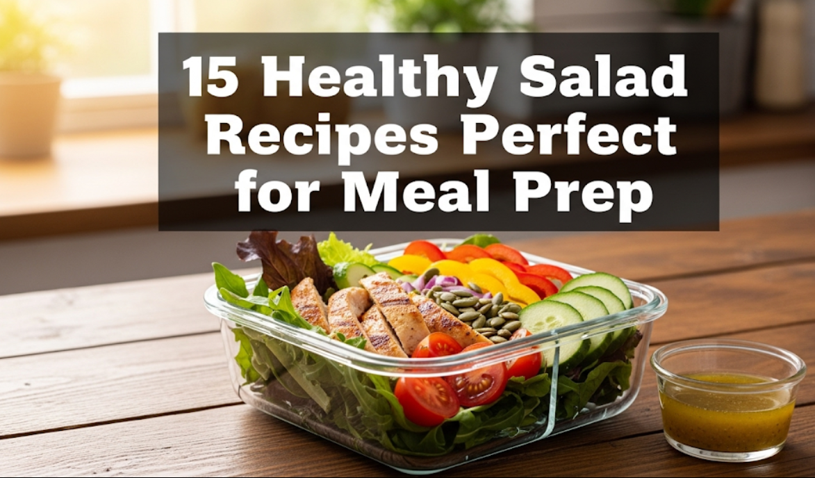 15 Healthy Salad Recipes Perfect for Meal Prep