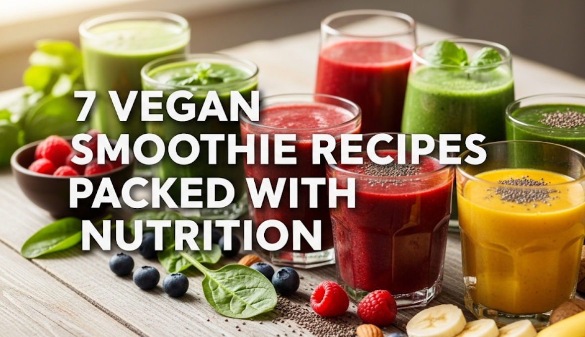 7 Vegan Smoothie Recipes Packed with Nutrition