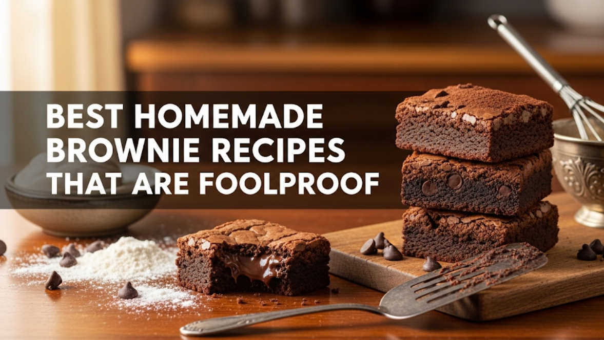 Best Homemade Brownie Recipes That Are Foolproof