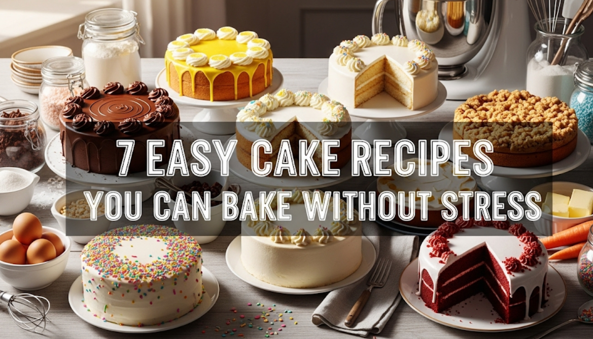 7 Easy Cake Recipes You Can Bake Without Stress