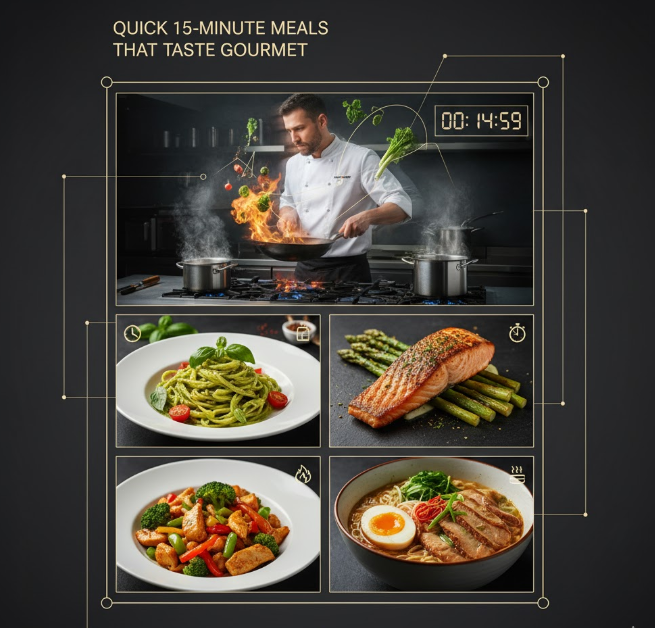 Quick 15-Minute Meals That Taste Gourmet