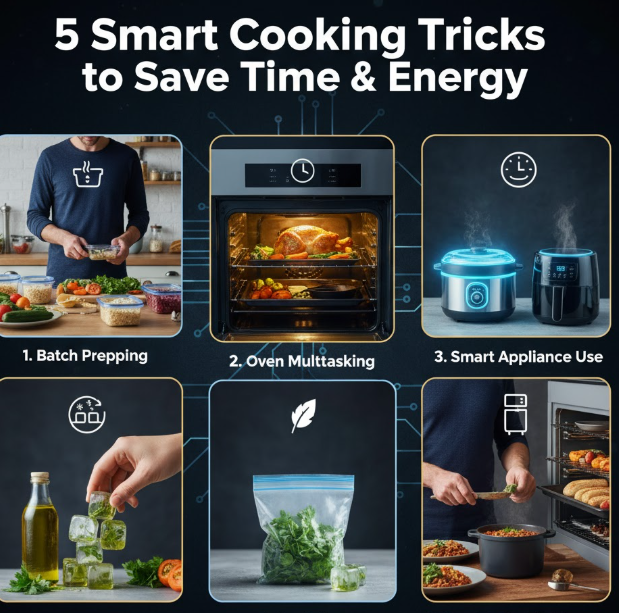5 Smart Cooking Tricks to Save Time & Energy